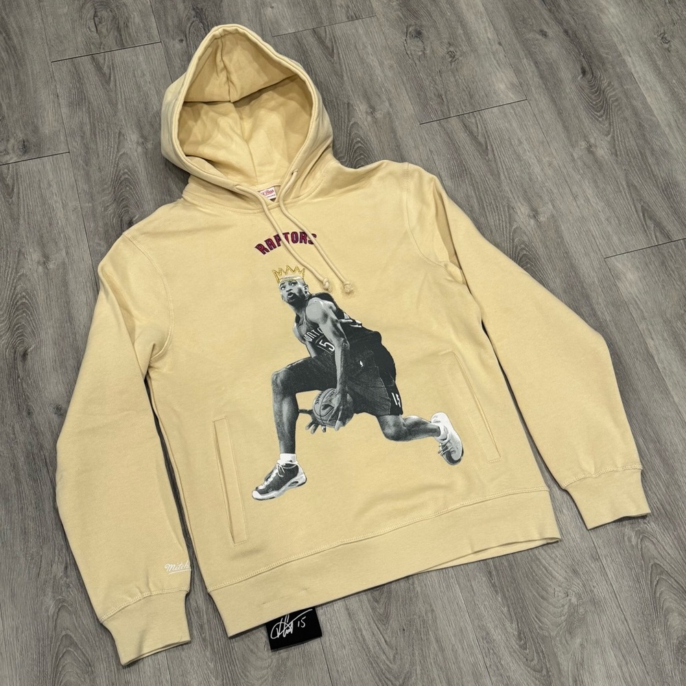NWOT Men’s Mitchell & Ness Raptors Basketball Slam Dunk King Embroidered Hoodie